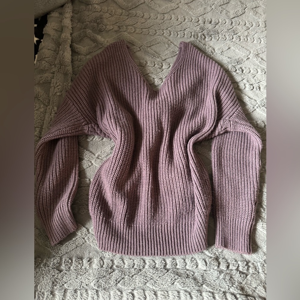 🌟 Fashionnova knit sweater pullover purple